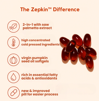 Zepkin™ Pumpkin Seed Oil Capsules
