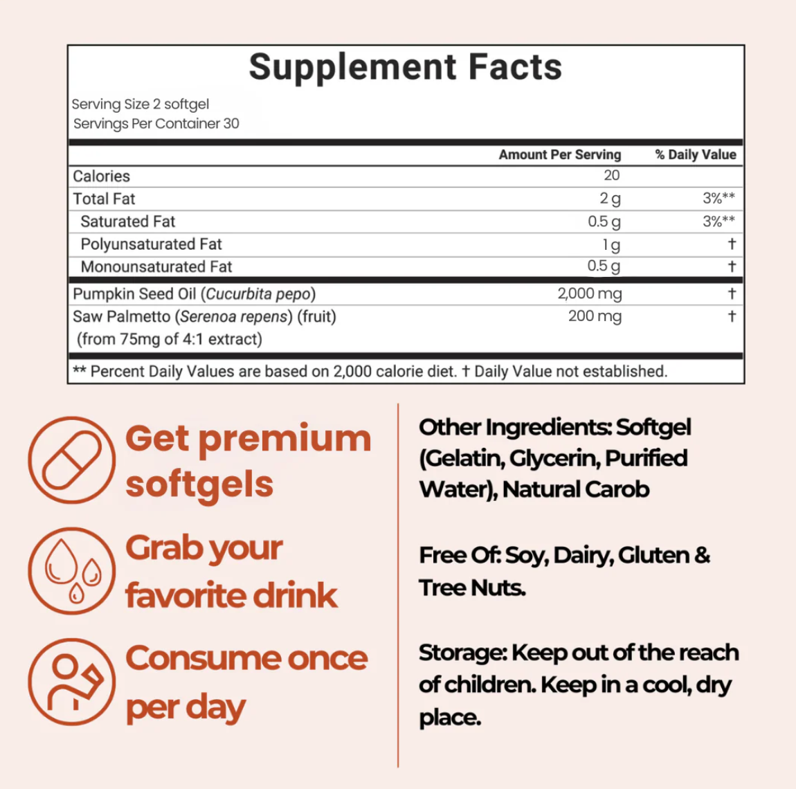 Zepkin™ Pumpkin Seed Oil Capsules